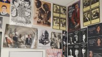 Posters on classroom walls