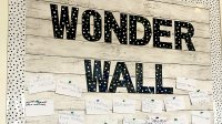 Wonder Wall with question cards